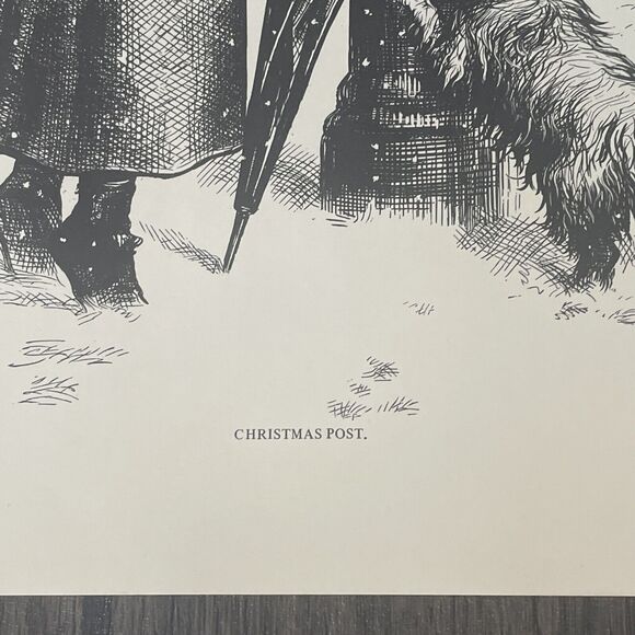 Christmas Post Thomas Nast Woodblock Engraved Print 1879 Harper's Weekly Rare - Picture 13 of 16